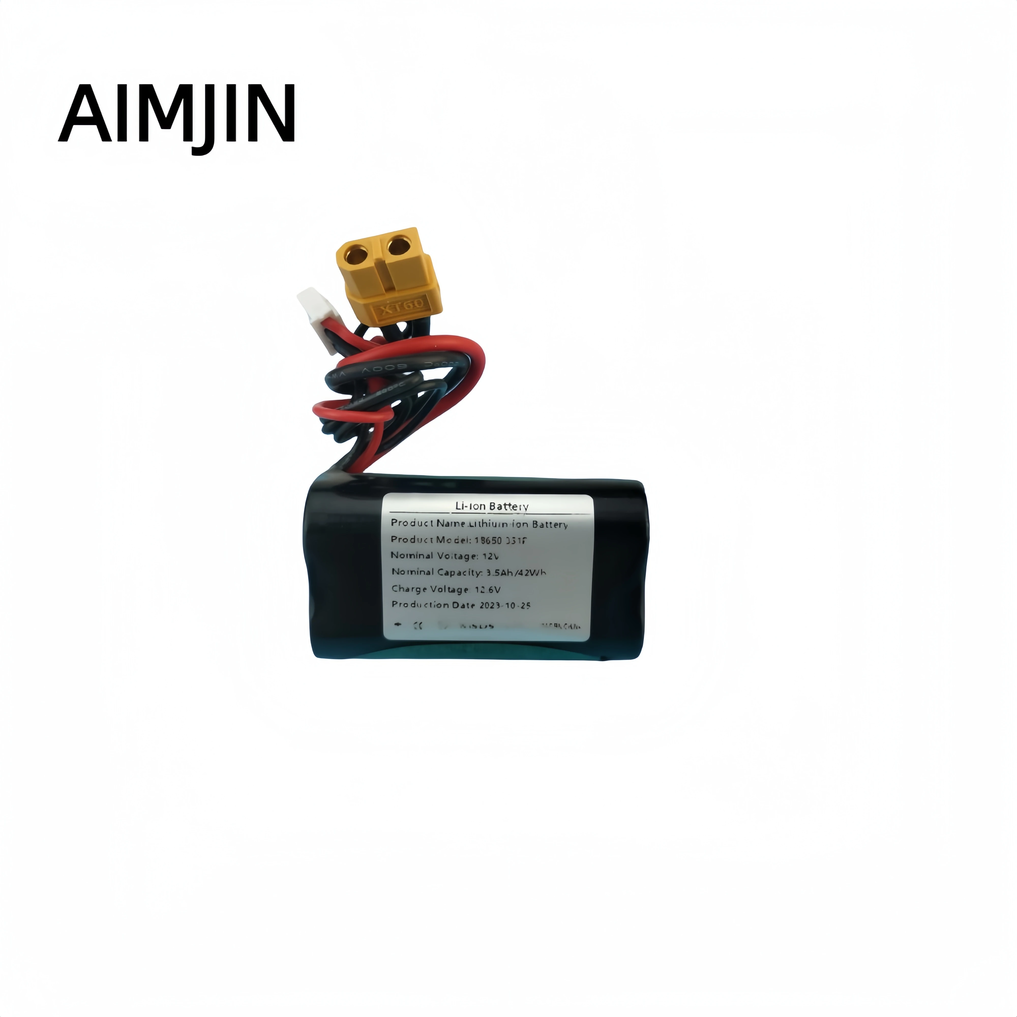 

3S1P 12V 3.5Ah/42Vh 18650 Rechargeable Lithium Ion