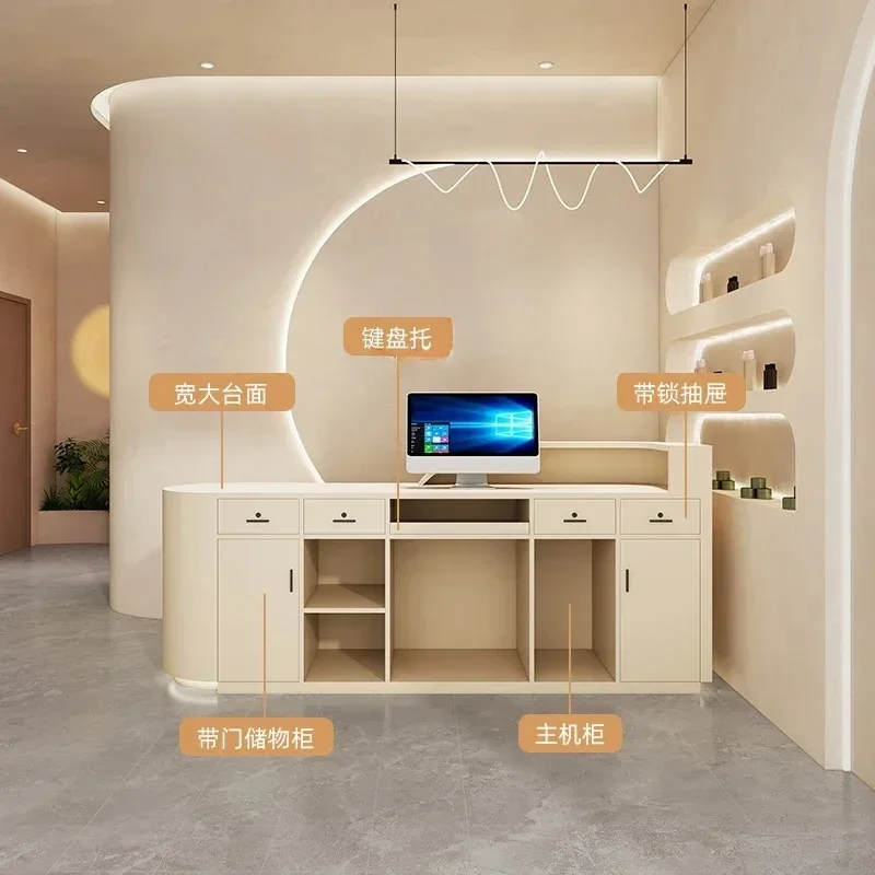 Office Desks, Clothing Store Counter, Reception Counter, Cash Register, Computer Chairs, Salon Tables, Business Shop Desk