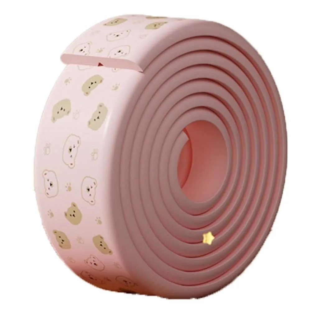 

Double-sided Tape Baby Anti-collision Strip Soft Traceless NBR Edge Corner Bear Cartoon Anti-collision Protection Corner Walls