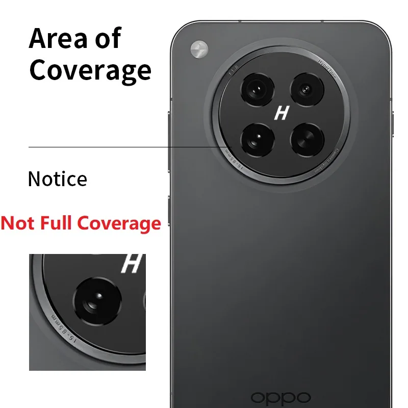 for Oppo Find X8 Ultra X8s+ X8 Pro Camera Bezel Cover Anti Scratch Black Metal Film Super Slim Hollow Lens Protector Cap Sticker