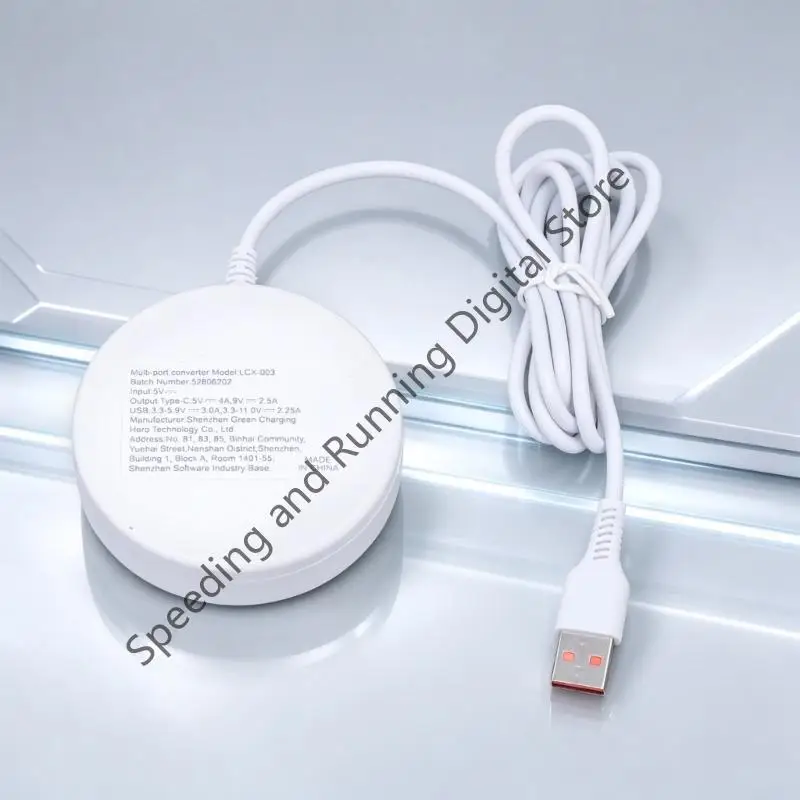 12 in 1 USB Charging Hub 6 USB 6 Type C Multi Port Splitter Power Strip with 1M Cord for Laptop Phone Power Strip Home Office