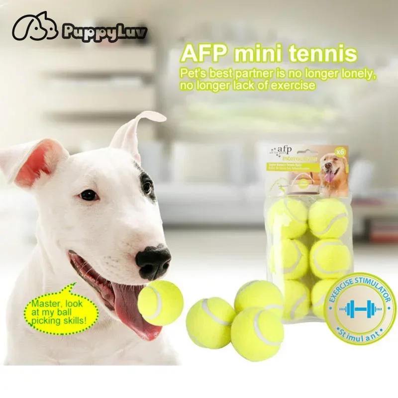 5cm Small Tennis Ball For Dog Chew Toy Pet Dog Interactive Toys Big Inflatable Tennis Balls Pet Supplies Outdoor Cricket Dog Toy