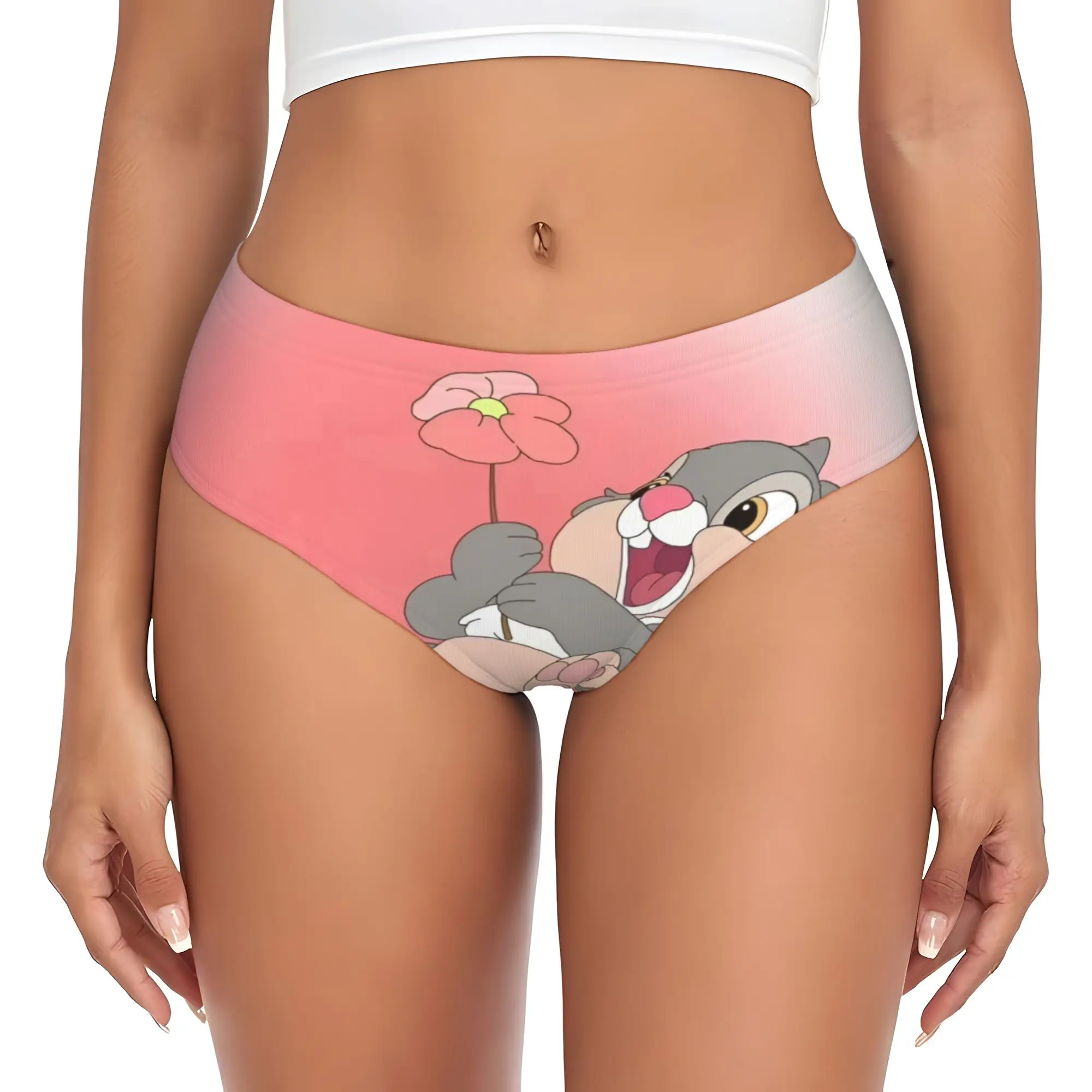 Culottes personnalisées pour femmes B-Bambies Anime, confortables, sous-vêtements