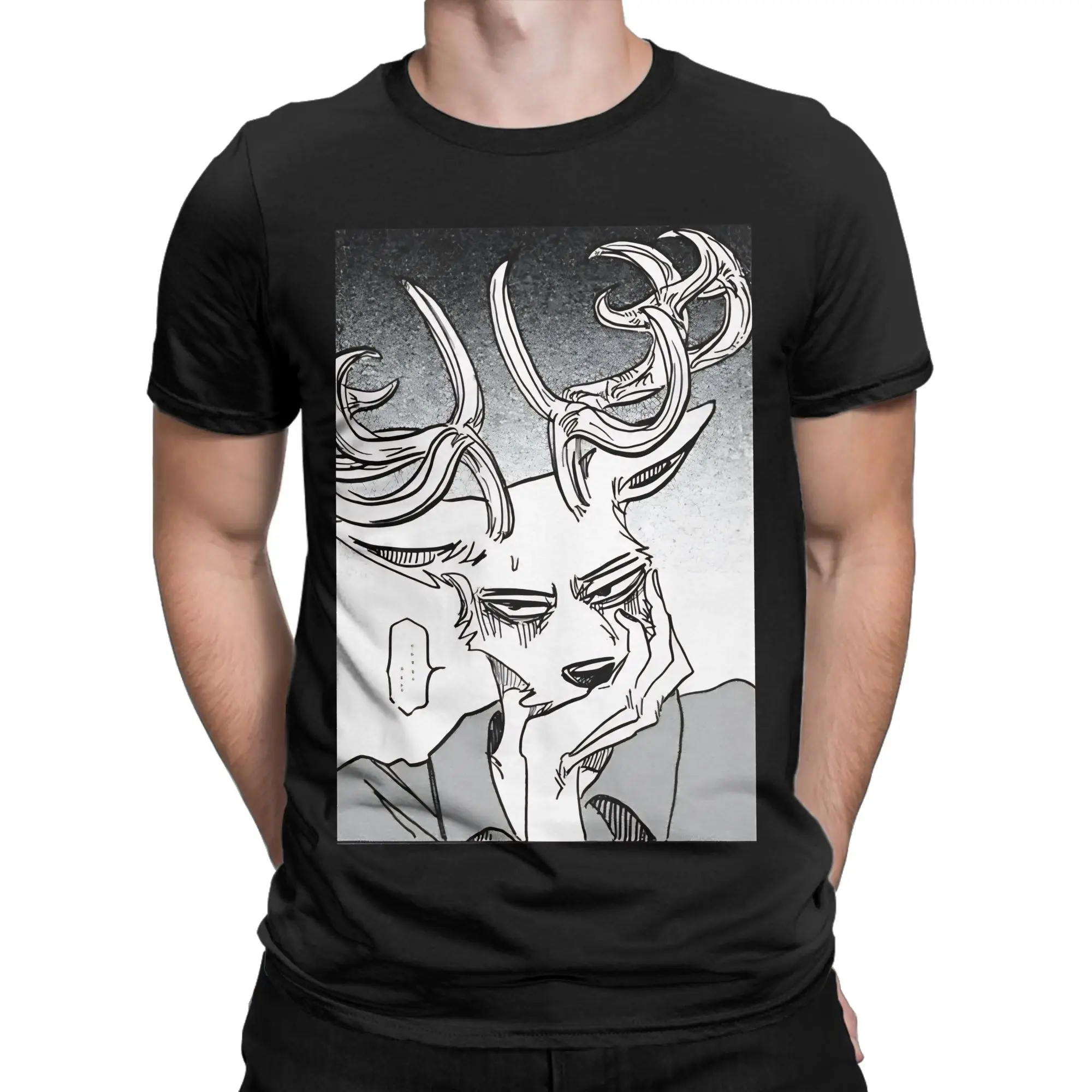 Beastars Legosi Oversized Shirt Funny Graphic 100% Cotton T-Shirt BEASTARS Final Season Part Tops Tees For Men