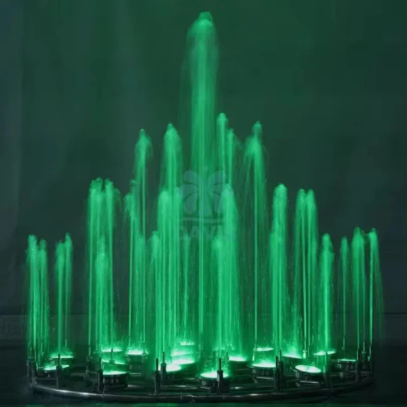 

Ex-factory price Stainless steel Modern style Garden Portable fountain Multi-color LED light Music/PLC control Durable