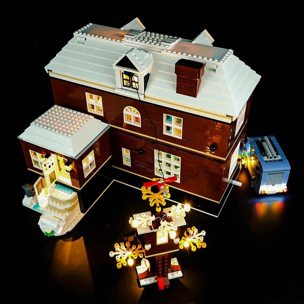 Led Light Kit for LEGO Home Alone Kevin 21330 House With Lamp Ideas Not Include Building Block(Only Led Light Kit)