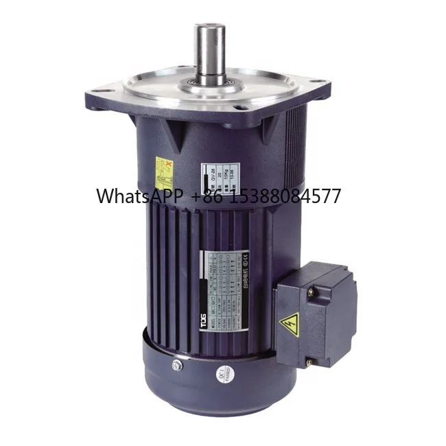 

TQG Best Selling 50-60HZ Low Noise Gear Head Motor AC 5HP 3700w 3.7kw 3 Phase Combination Horizontal Installation Gear Motor