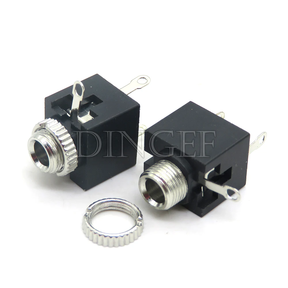 10PCS Headphone jack 3.5MM PJ Audio video female dual channel stereo jack Jack Socket Stereo Solder Panel Mount PJ-313 PJ-392 PJ