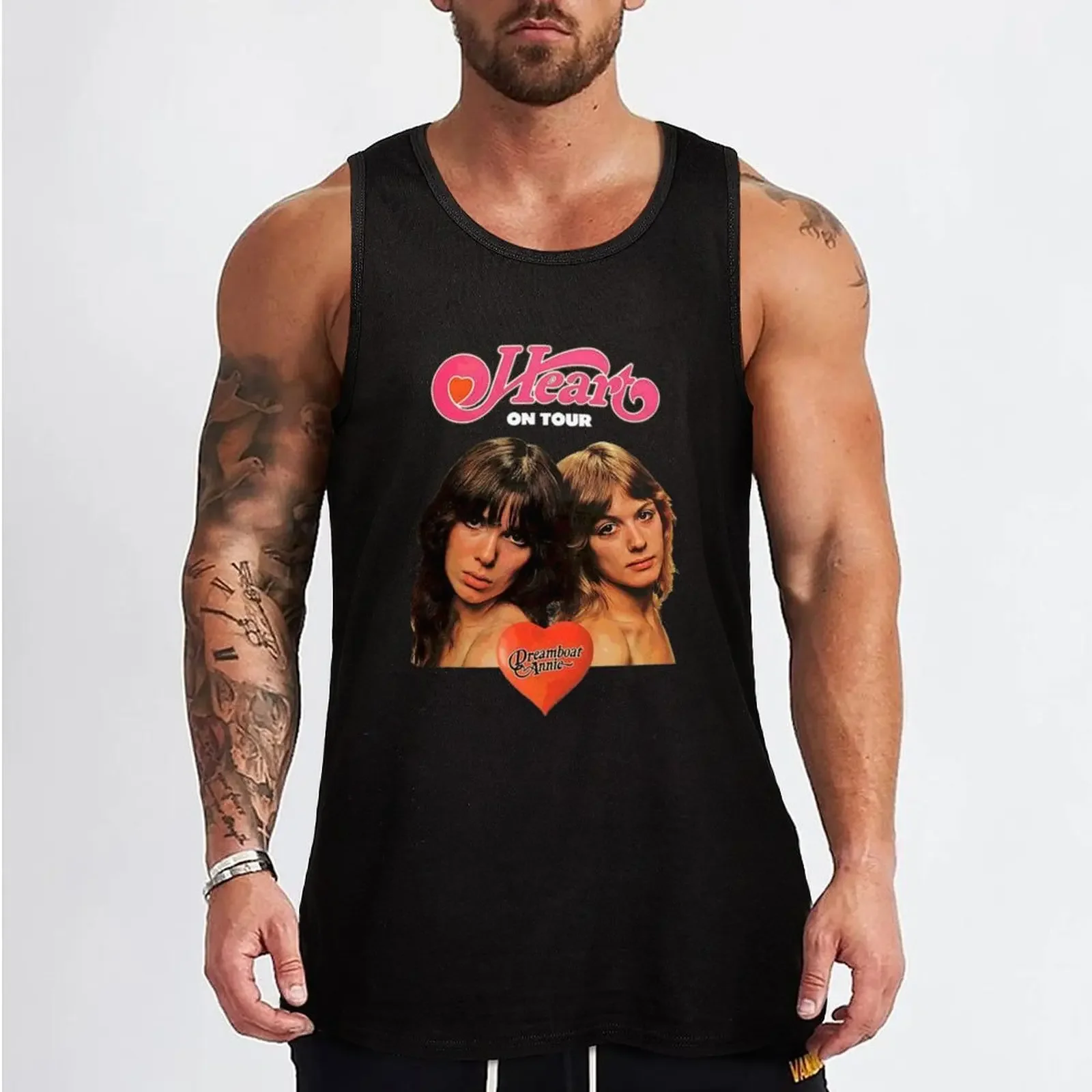 Heart band Dreamboat Annie Tank Top anime t-shirts gym clothes man fitness gym shirt man sleeveless shirts