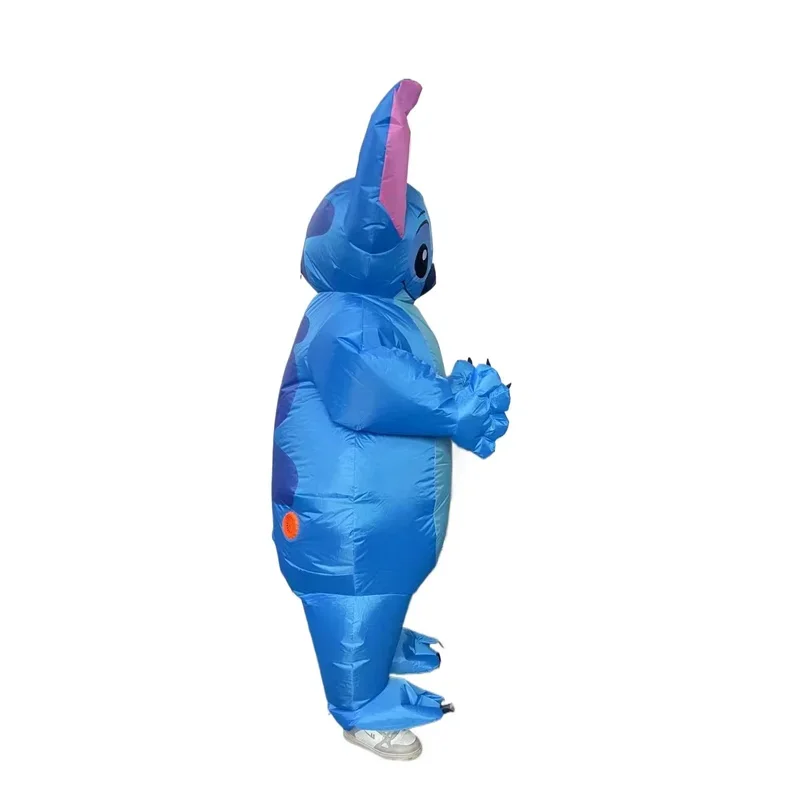 New stitch inflatable cosplay costume for adult costumes Deluxe Halloween carnival disqraz air blow-up costumes