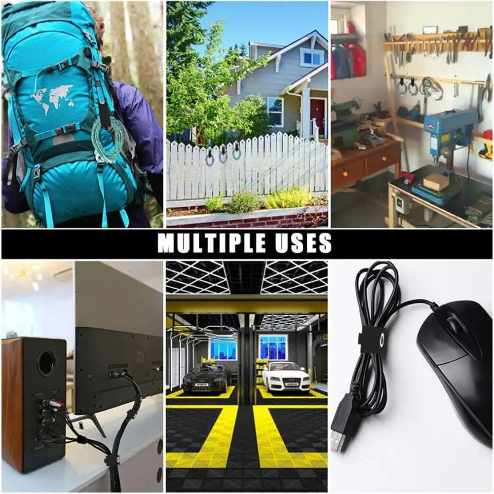 

2025 Hot Style Extension Cord Holder Organizer,Garage Storage,Heavy Duty Cables Straps For Cords/Hoses/Rope/Boat And Home Tool S