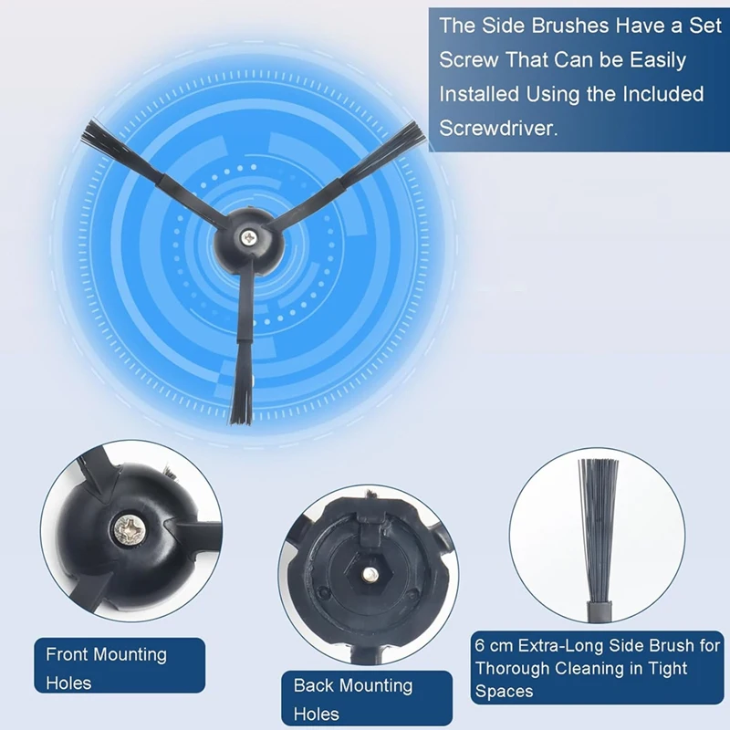 Roborock-ロボット掃除機アクセサリーキット,メインブラシ,ローラーブラシ,モップパッド,真空バッグ,s7 maxvultraと互換性があります