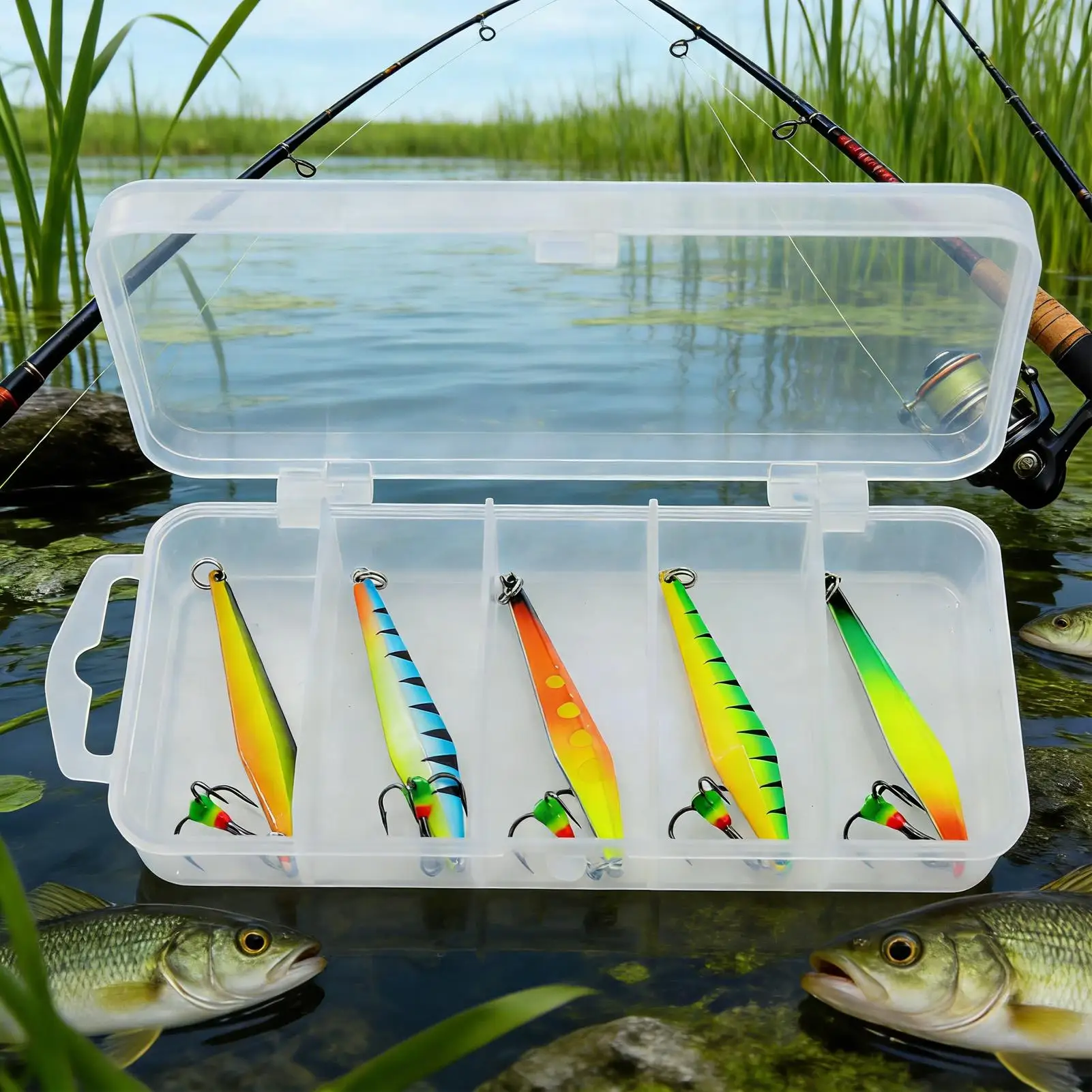 

Приманки и джиги для зимней рыбалки, 5 шт., светоотражающие реалистичные рыболовные снасти, аксессуары для зимней рыбалки в пресной и морской воде, реках и озерах