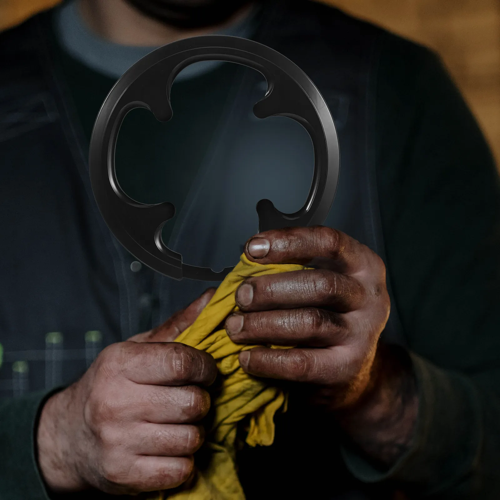 

Защита передней звездочки для горного велосипеда, пластиковый протектор цепи для бездорожья, предотвращение сползания цепи, простая установка на шатуны