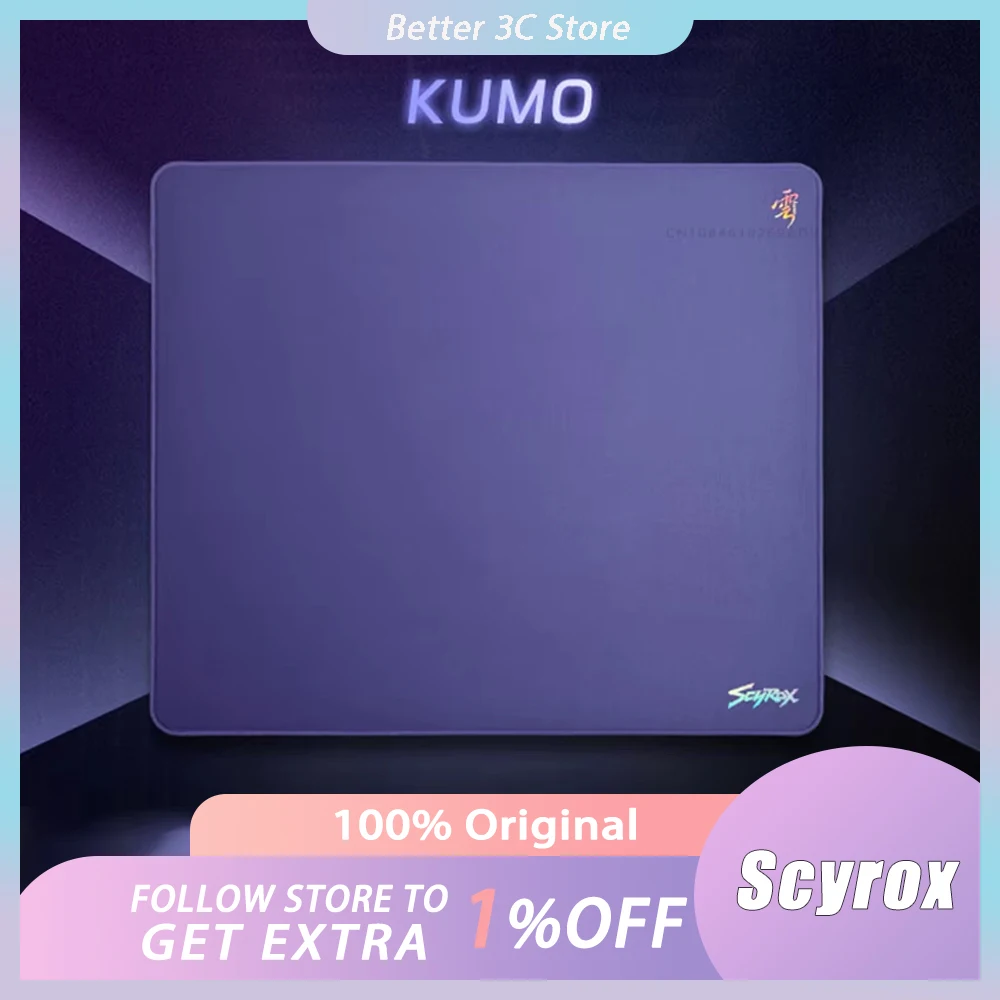 Scyrox Kumo Mousepad Exquisite Surface Control Mousepad Customized Inoac Slimflex Poron Foam Mouse Pad Short Ttk Valorant Gamer