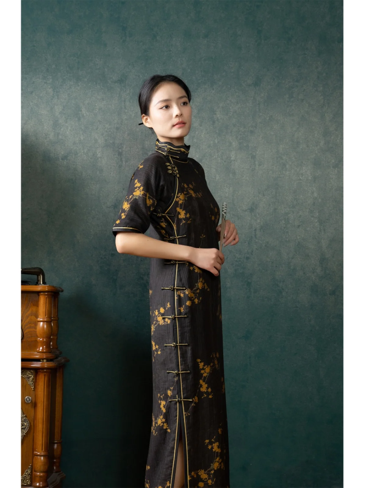 

Ele Vintage Evening Fraance Устойчивый к морщинам Легкий уход без подкладки f Sve Традиционный ежедневный полный пуговица