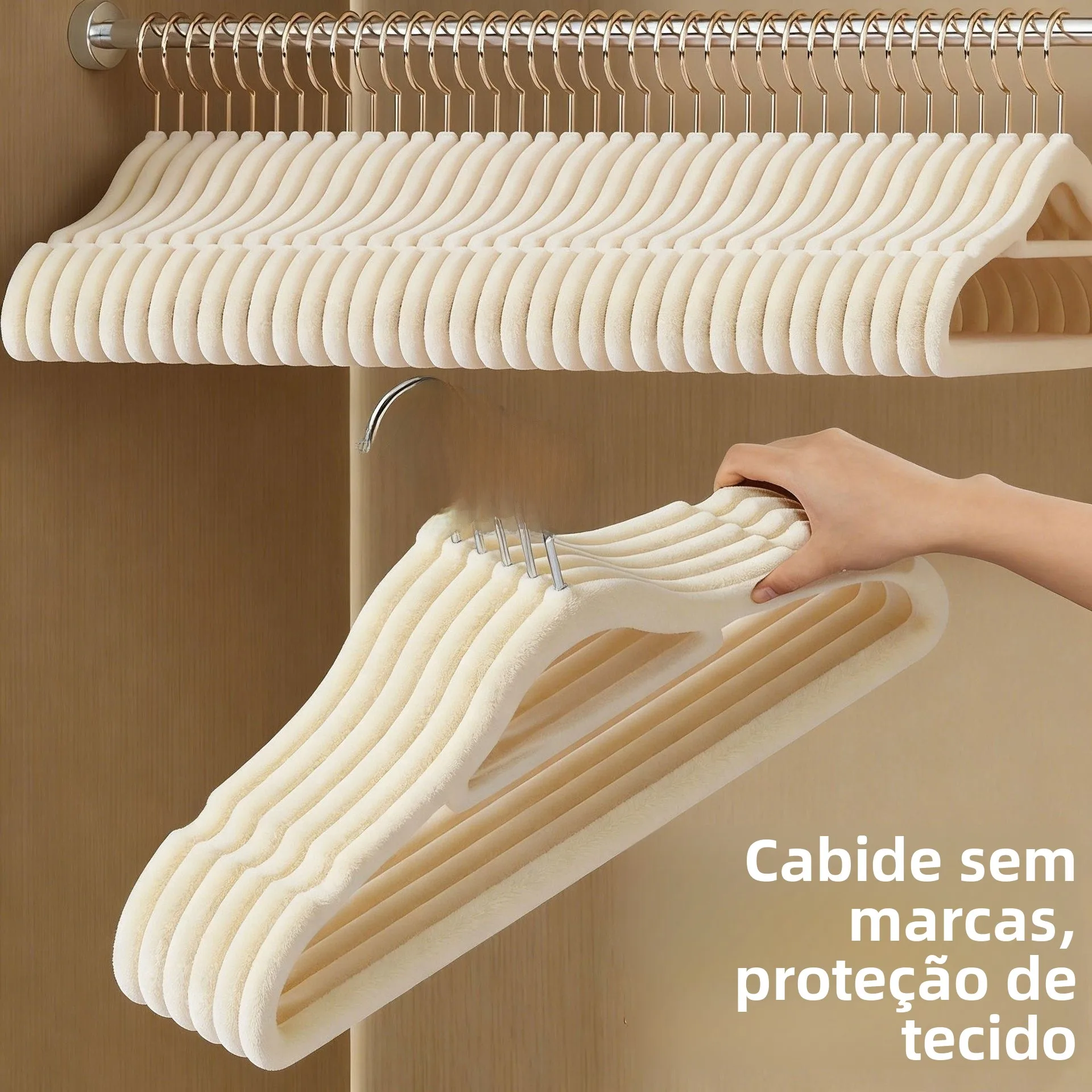 new-2026-flocking-clothes-hanger-home-use-hanging-clothes-smooth-surface-no-trace-anti-slip-clothes-drying-professional-organ