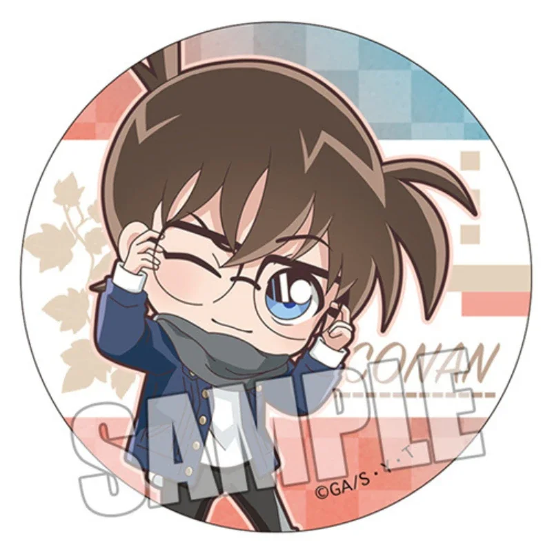 Kudo Shinichi Mouri Ran Haibara Ai Yoshida Ayumi Popular Anime Badge 58mm Two-dimensional Creative Gift Comic Exhibition Gifts