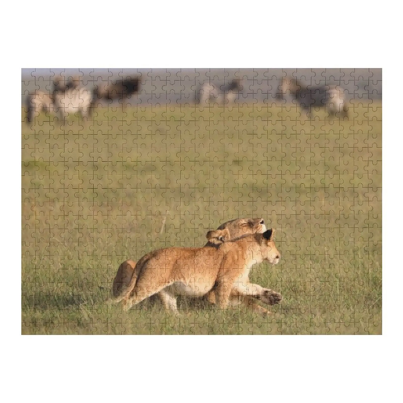 小さなライオン愛のジグソーパズル 子供向けにカスタマイズされたカスタム木製名前カスタマイズされたおもちゃ子供向けパズル