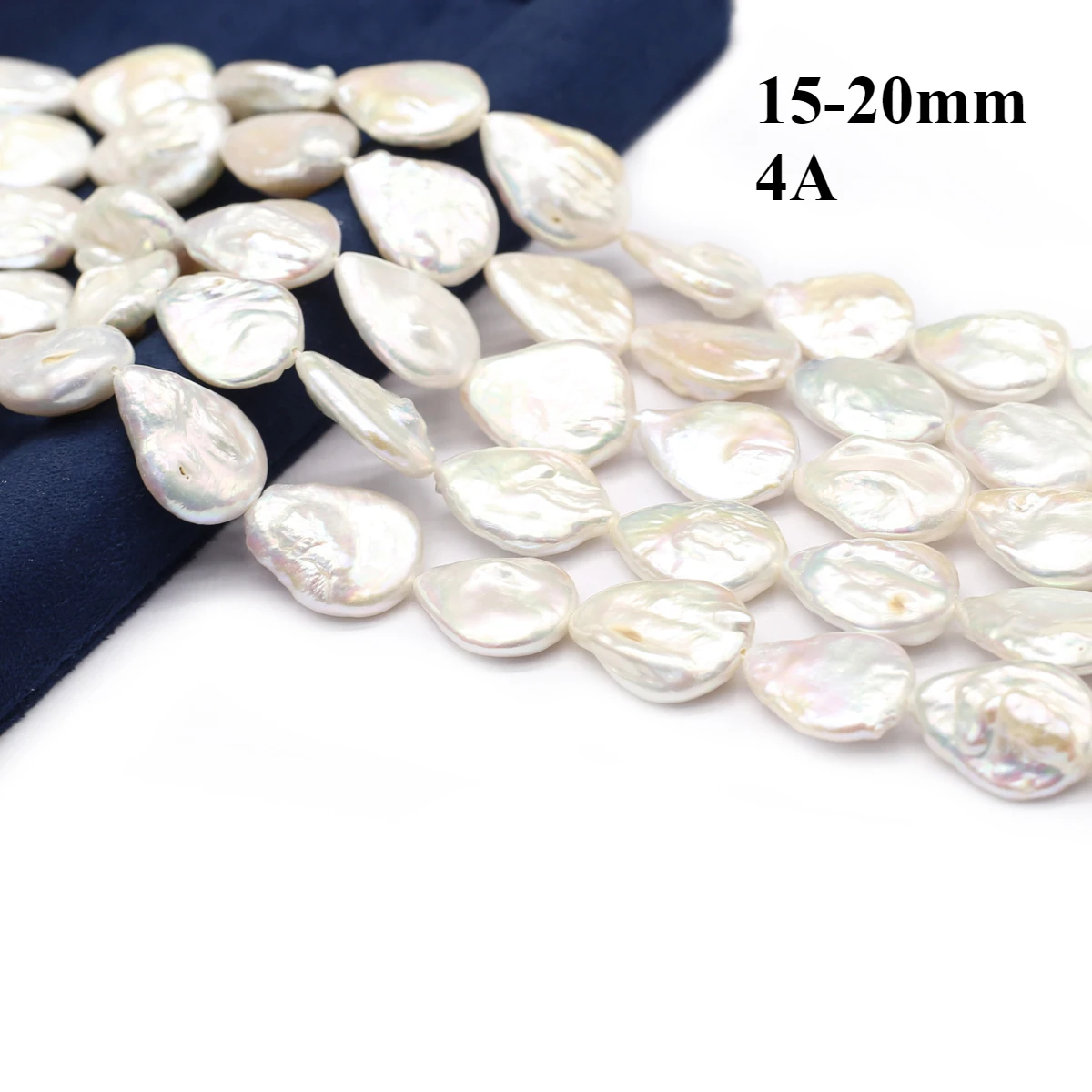 

15-20mm 4A Natural Freshwater Pearl Baroque Large Drops Beads Fine Gift for Women Jewelry Make DIY Necklace Bracelet Accessories