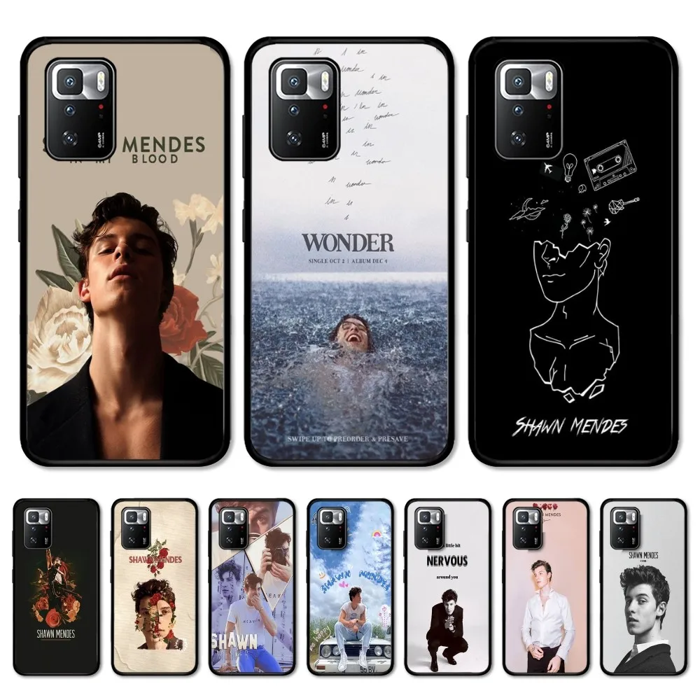 Singer S-Shawn M-Mendes Phone Case For Redmi Note 4 X 5 A 6 7 8 T 9 9S 10 11 11S 11Epro Poco M3 pro