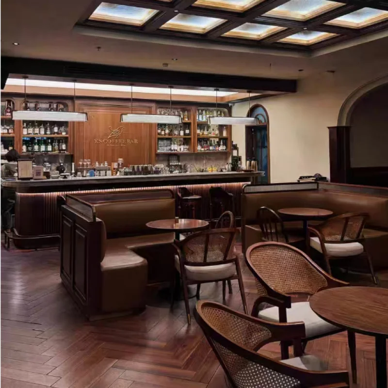 custom.Customized Modern Luxury Restaurant Furniture Complete Design and Procurement One-Stop Service Restaurant Table and Chair