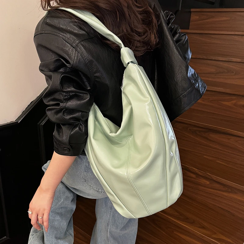 حقيبة يد نسائية كلاسيكية من الجلد الفاخر بتصميم كلاسيكي على الكتف حقيبة يد أنيقة لملابس يومية أنيقة