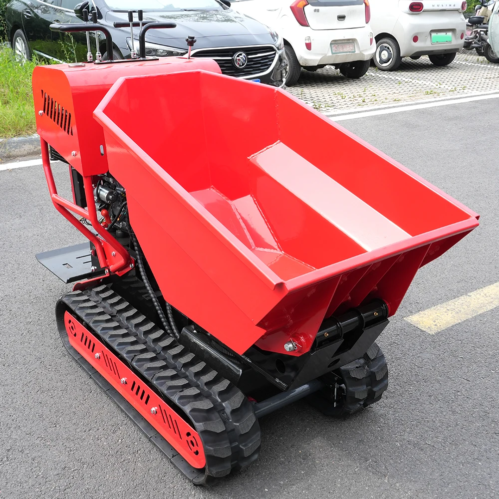 Customized Logo Mini Dumper Truck Hydraulic New Orchard Load Mountain Dumper Truck Engine Power Mini Dumper Truck
