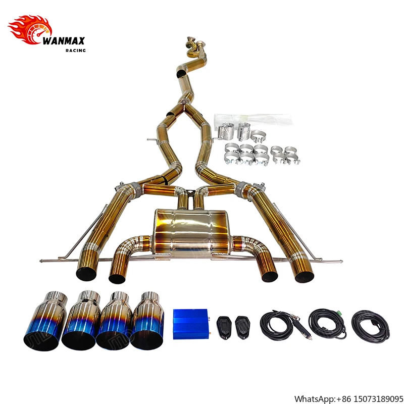 Performance Valved Exhaust Valvetronic Catback System for  2021-2022 M3 M4 G80 G82 Titanium Alloy Exhaust With Bracket