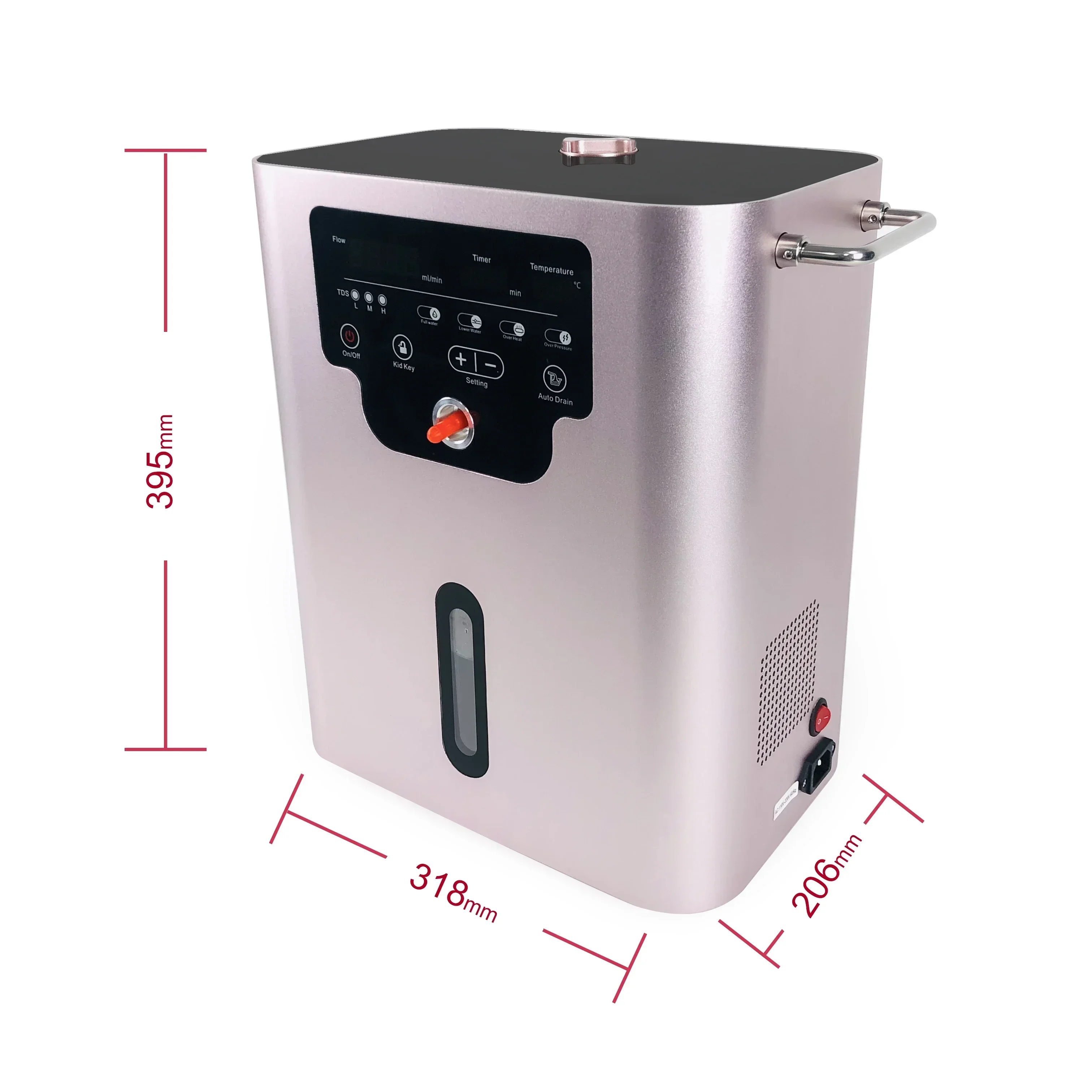 physical therapy H2 hydrogen absorption machine High purity hydrogen generation inhalator