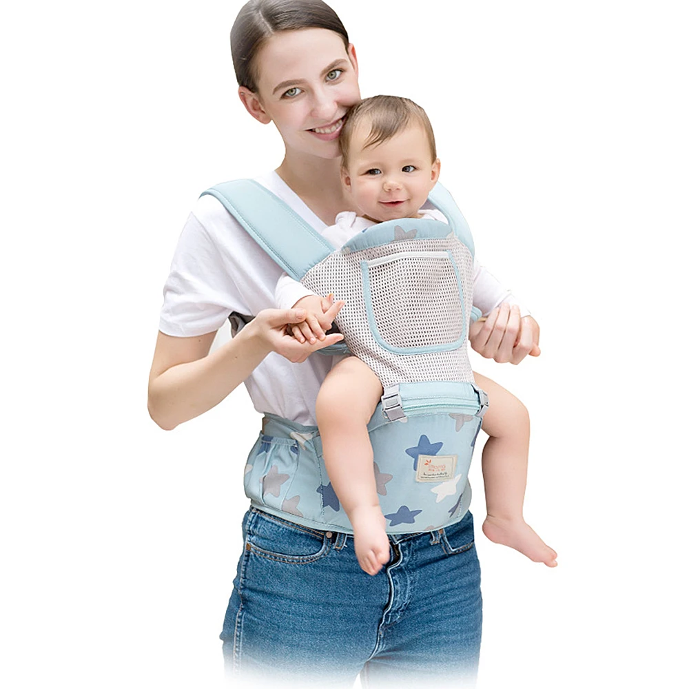 

Baby Carrier Front Facing Hipseat Kangaroo Ergonomic Baby Sling Carriers for Newborn Toddler Kids Loading Bear 20Kg