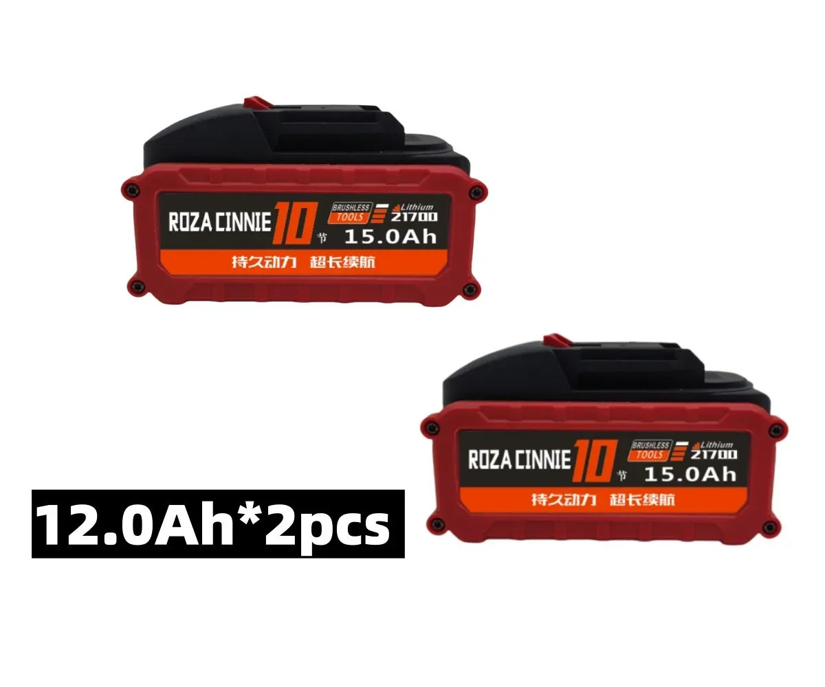 Verbeterde lithiumbatterij 15Ah, uitgerust met BMS-systeem, compatibel met Makita 18V BL1850, BL1860, BL1830 LXT400.21700 batterij.