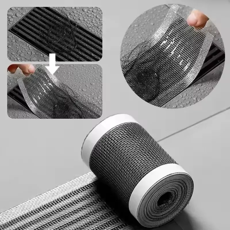 Floor Drain Sticker, Insect-proof Self-adhesive Bathroom Hair Filter Net, Sewer Filter, Kitchen Sink Anti-blocking Mesh Net