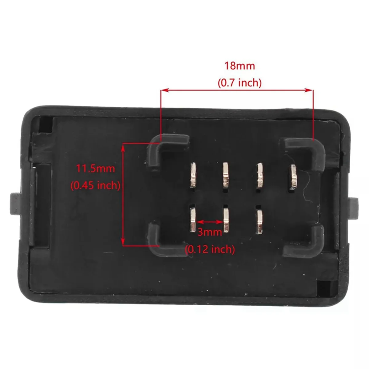 

T48C_For Suzuki GSXR SV DL Light Turn Signal Flash Controller 7 Pin LED Flasher Relay 38610-03F00, 38610-05H00, FE249JR