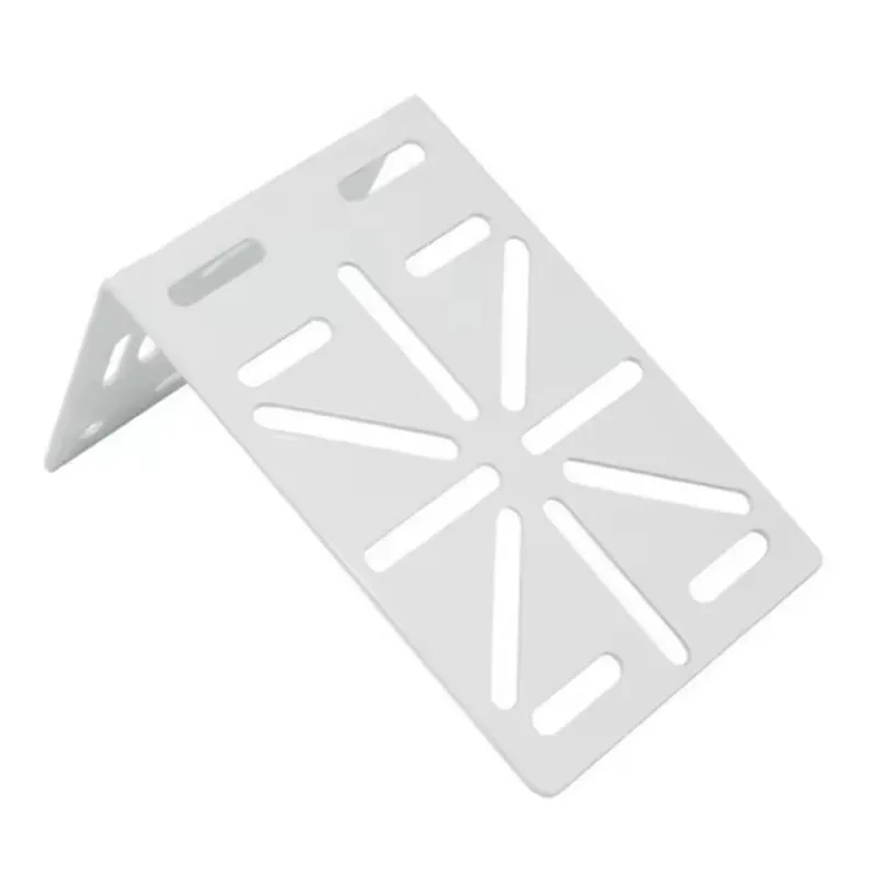 L Shape Adapter Steel Plate Outdoor External Wall/Corner Mount Holder Monitoring Pole Hoop Bracket For Security Camera