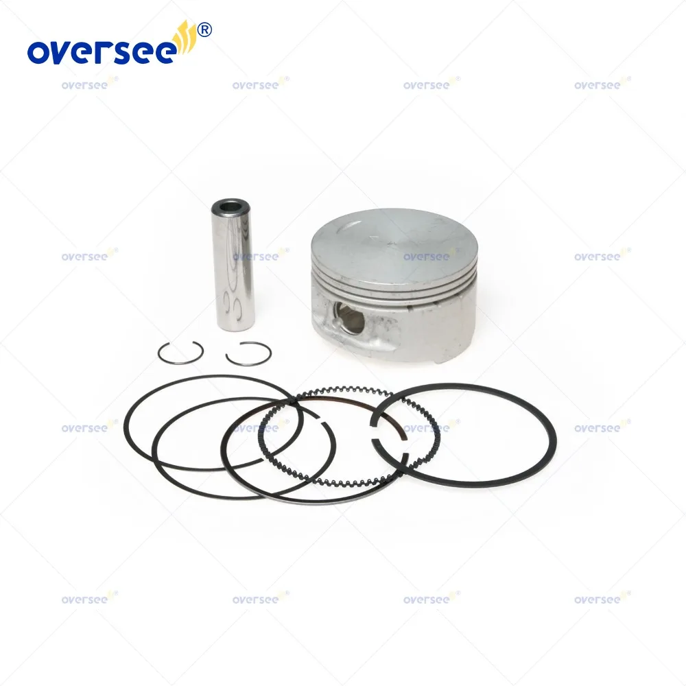 

893524T08 Поршень и кольцо 893525A01 в сборе для подвесного двигателя Mercury 30, 40, 50, 60 л.с. EFI 8M0057776