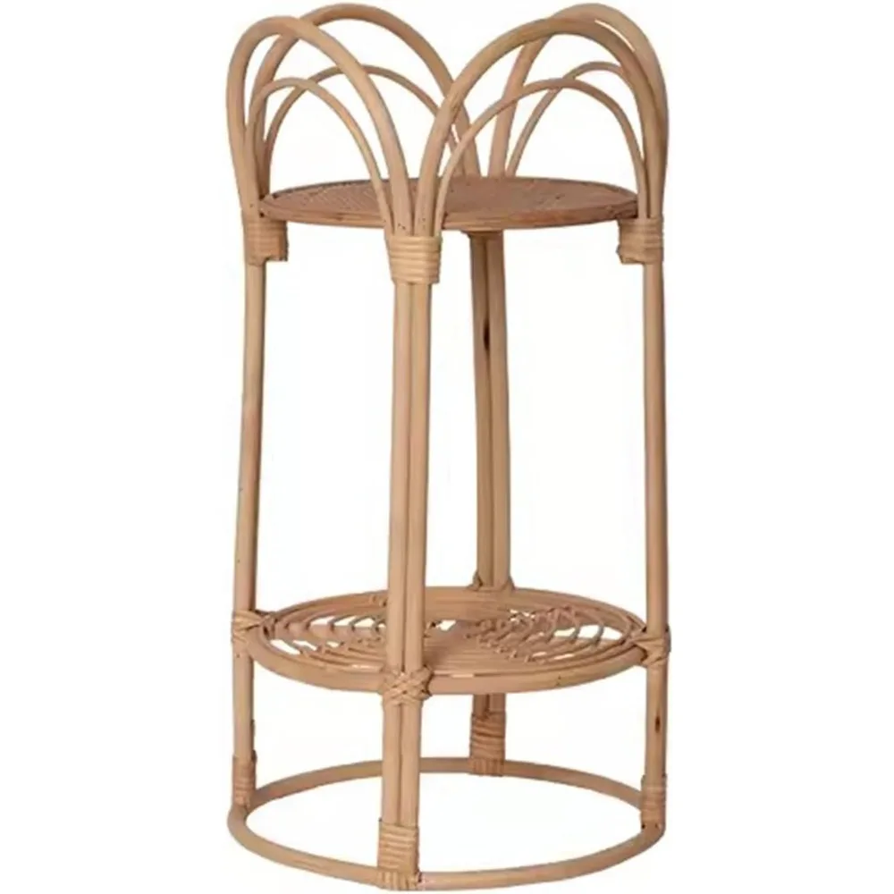 

Indoor Flower Stand Floor Plant Stand Succulent Plant Stand Balcony Flower Pot Shelf Made Of Rattan ( Color : 35x35x66cm , Size