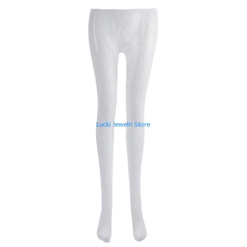 

193E Japanese Gothic Mesh Pantyhose Floral Retro Lace Women Bottoming Tights