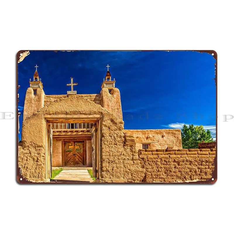 San Jose De Gracia Church Metal Signs Wall Decor Wall Decor Living Room Design Garage Tin Sign Poster