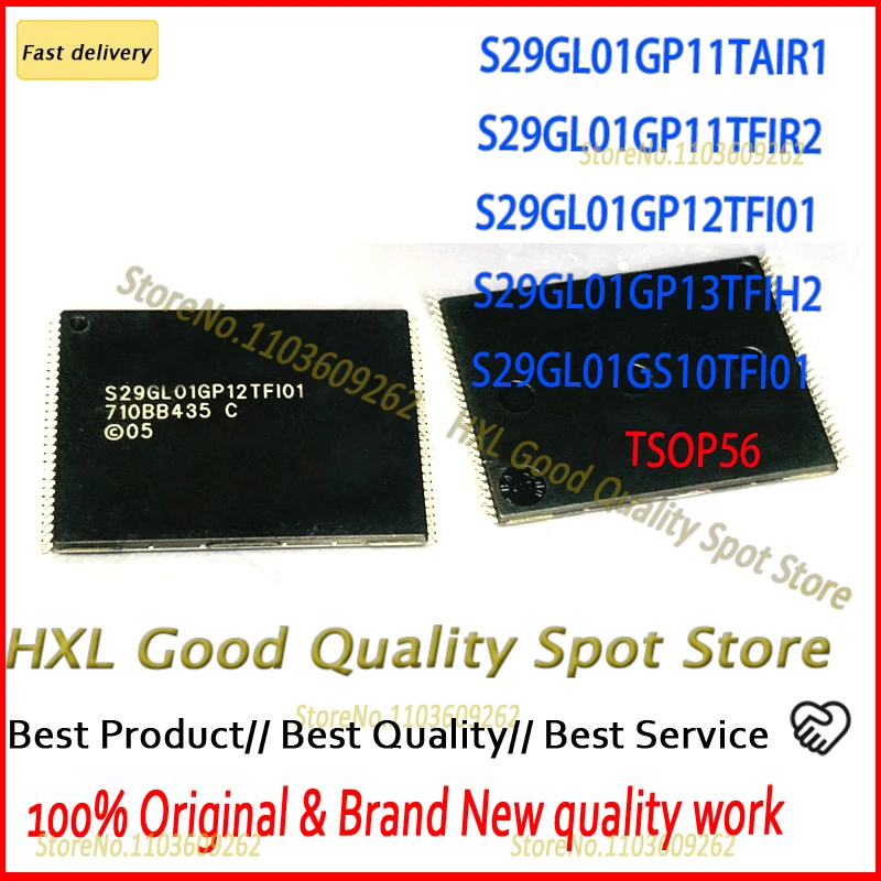 

S29GL01GP11TAIR1 5 шт. S29GL01GP11TFIR2 S29GL01GP12TFI01 S29GL01GP13TFIH2 S29GL01GS10TFI01 TSOP56 S29GL01GP11 S29GL01G S29GL01GP1