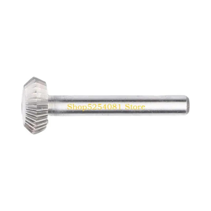 AXYC Y Type 90° Disc-Shaped Carbides Rotary File TungstenSteel Grinding Head Milling  Double-Sided Helicals Tooth