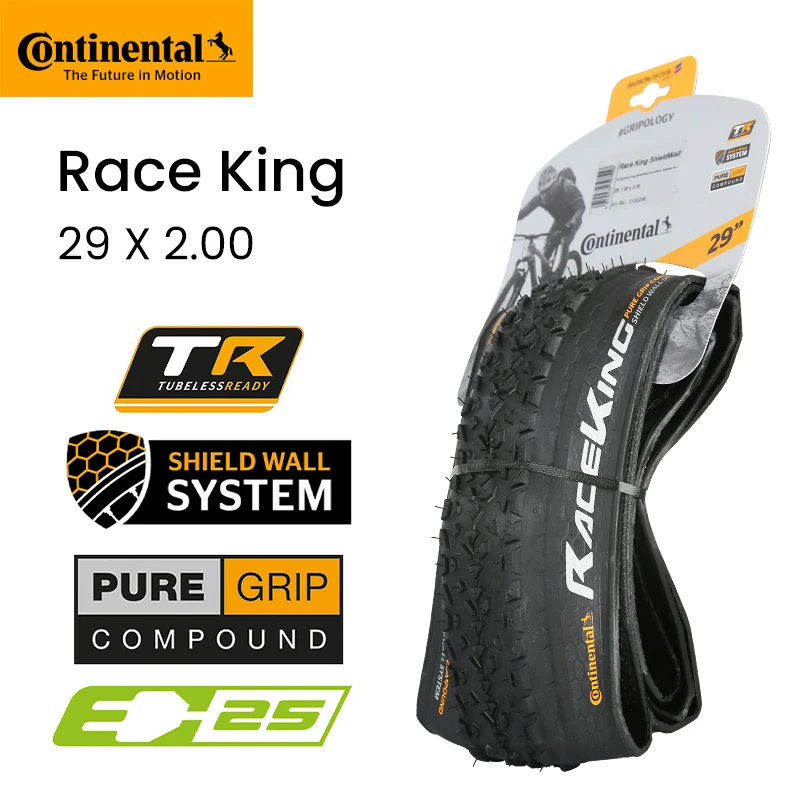 Continental Race King 29x2.20 2本組 Continental Race King Tubeless Ready Tire Rim 26 27.5 29 2.0 2.2