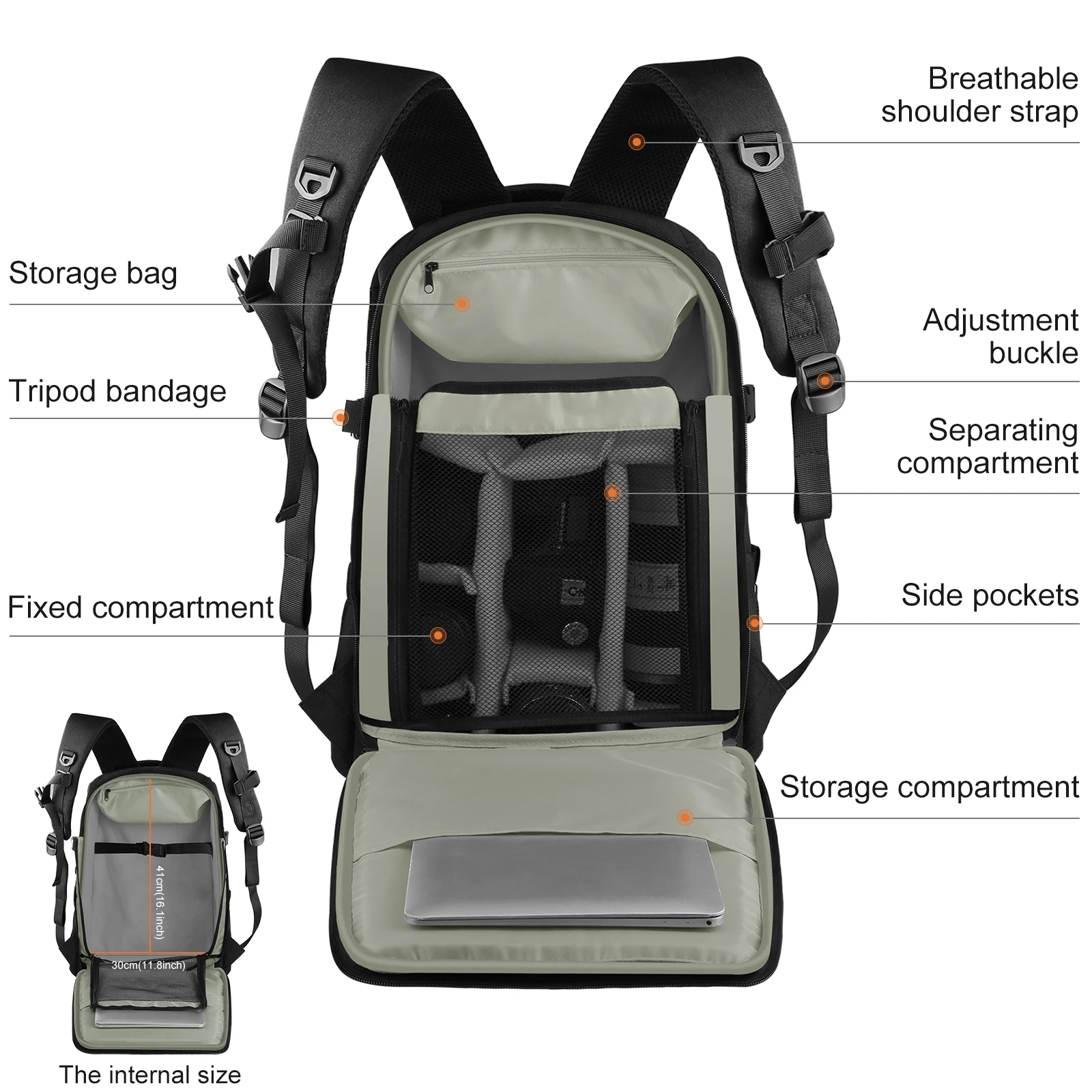 PULUZ في الهواء الطلق المحمولة - مراجعة Rain Cover Backpack وسعره