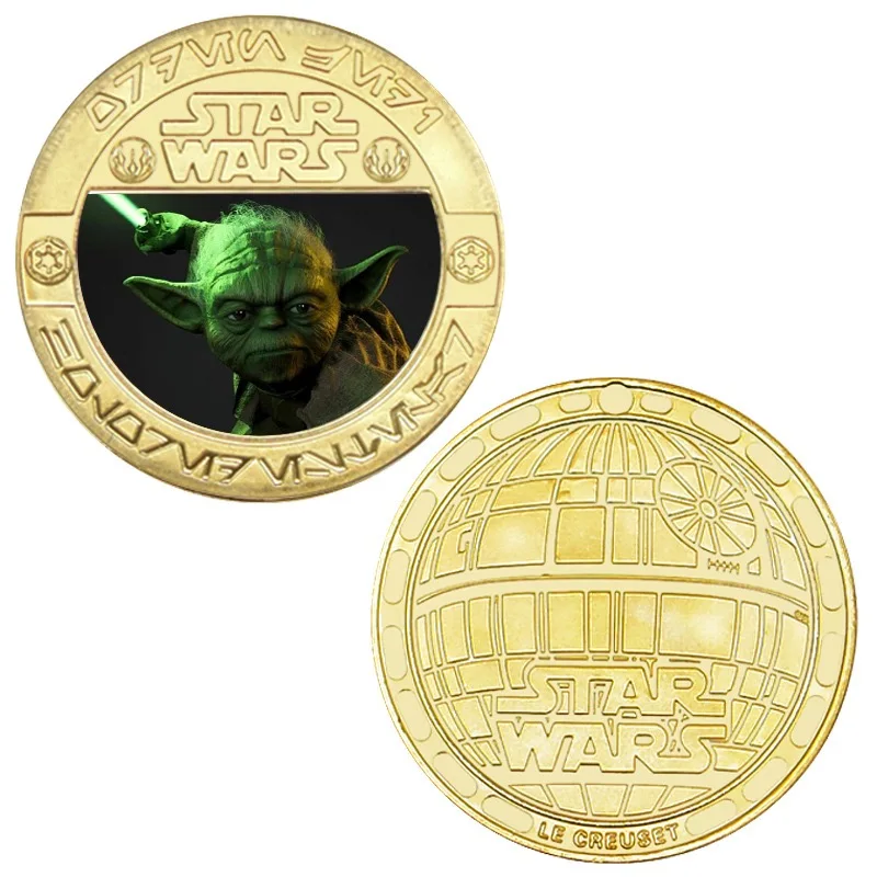 Colored Star Commemorative Gold Coin Art Challenge Souvenir Gold Coins Set Crafts Ornament For Friends Children Gifts
