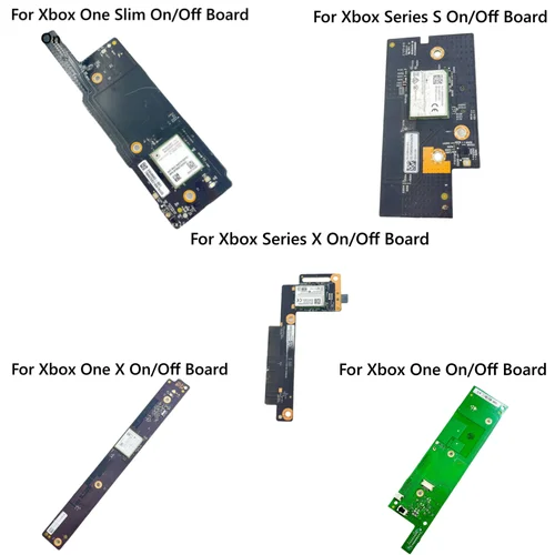 Piezas de reparación de placa de interruptor de encendido/apagado para Xbox One, Xbox One Slim, interruptor de encendido/apagado, placa RF para Xbox One X, Xbox Series X