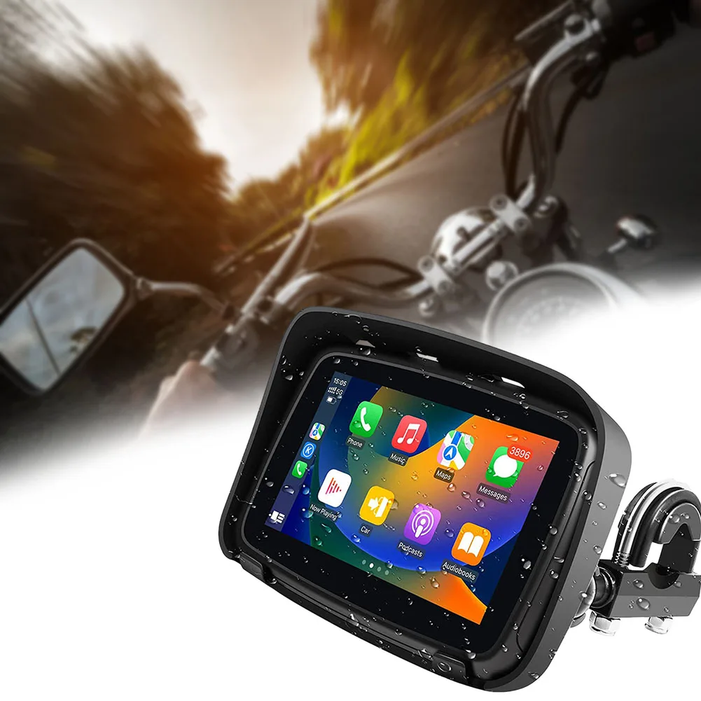 Smart Wireless Motorcycle Navigation Device HD LCD Touch Screen Navigation Assist Motorbike Supplies