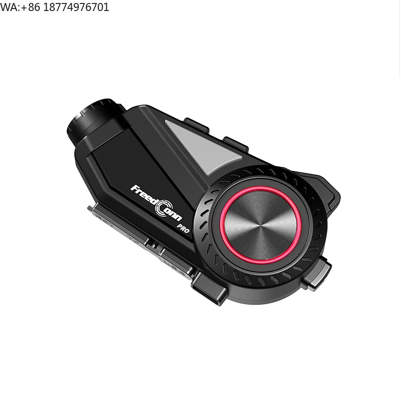 

Мотоциклетная Bluetooth-рация R3 PRO V2 с Bluetooth 5.1 и функцией быстрой связи для 6 человек, включая видеорегистратор