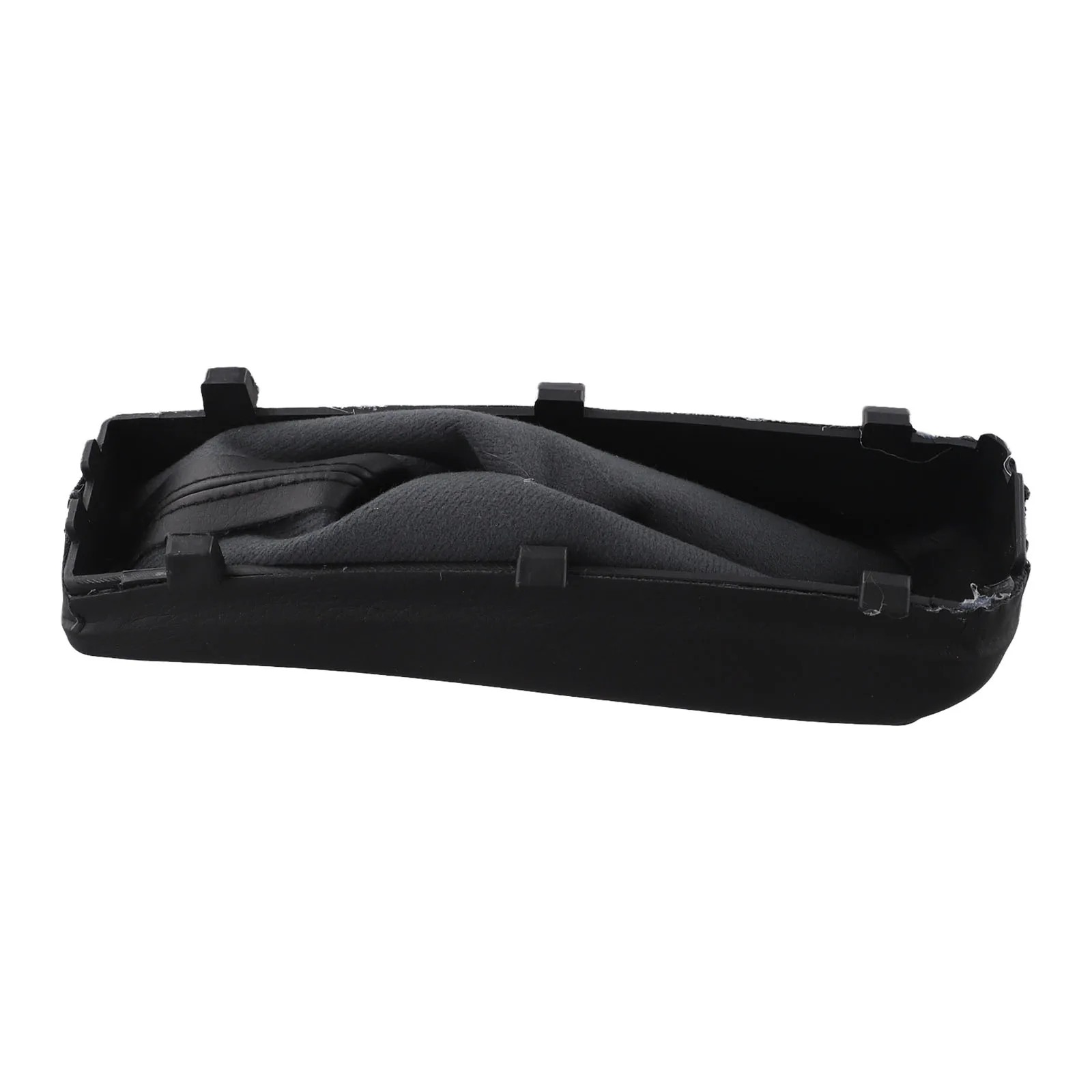 Polaina de cuero para freno de mano automático, fácil de limpiar, elegante acabado negro, agarre de comodidad mejorado para actualización de coche para Vectra B