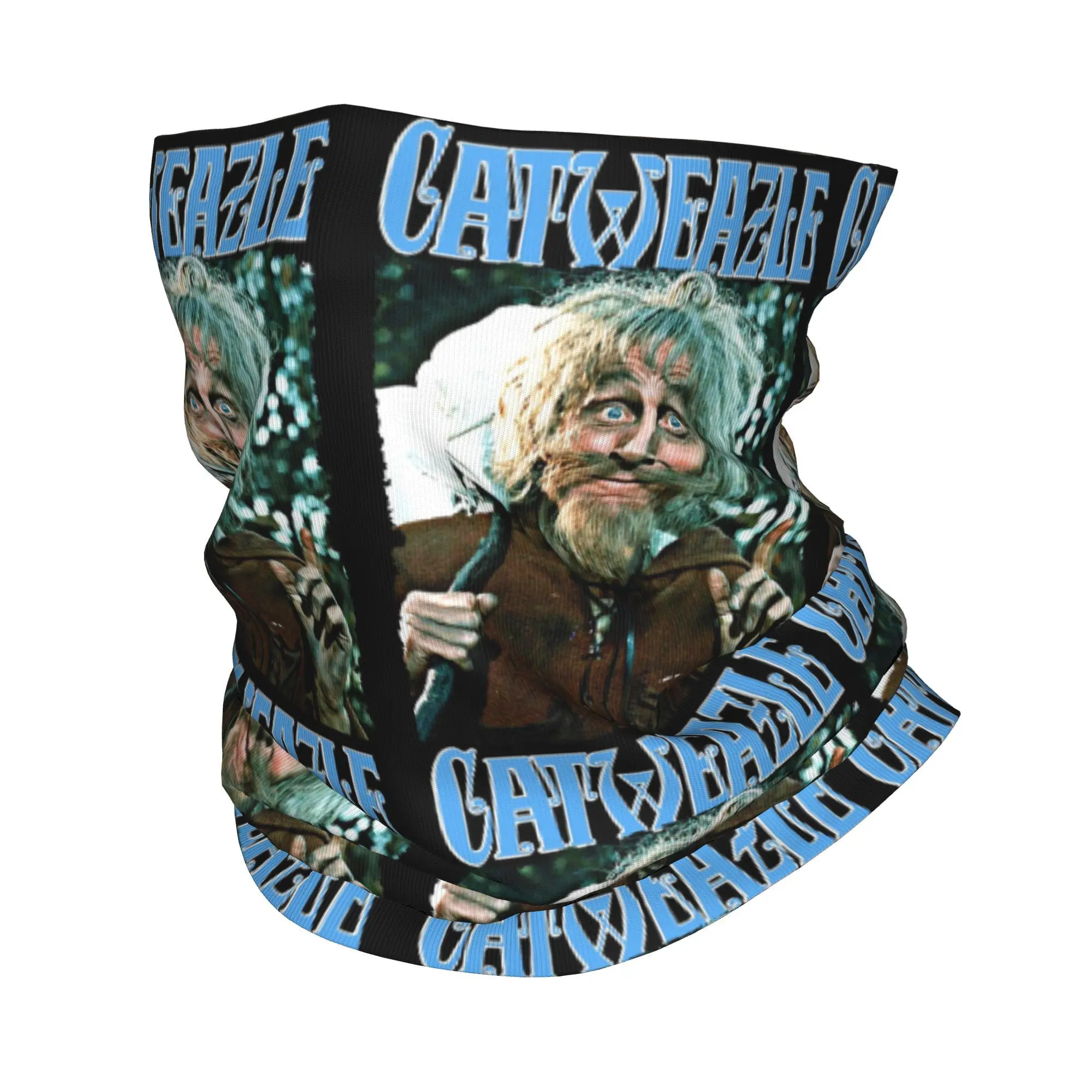 Catweazle Transparent  Bandana Neck Gaiter Printed Mask Scarf Warm Cycling Scarf Outdoor Sports For Men Women Adult Winter
