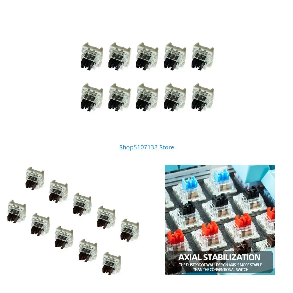 87HD Linear Mechanical Keyboards Switches Black Red Brown Blue Silents Type